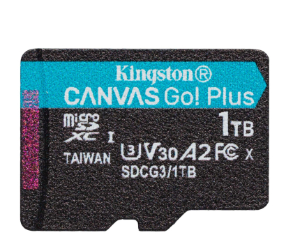 Karta pamięci microSD Kingston 1TB microSDXC CanvasGo! Plus Class 10 UHS-I/U3 A2 V30